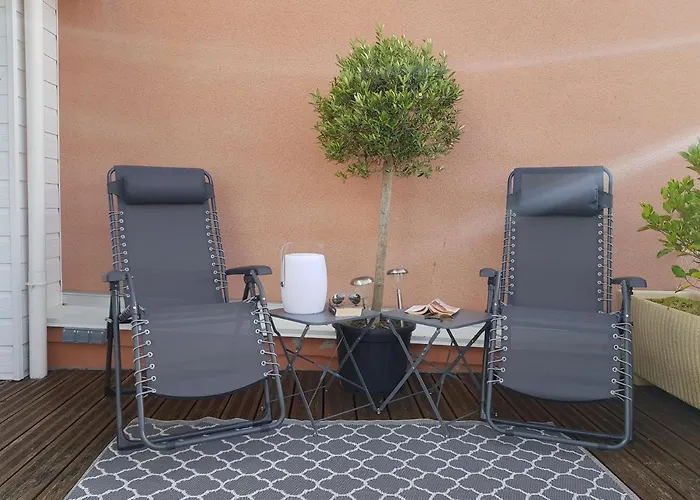 La Terrasse, Jacuzzi Et Vue A 200m Apartmán Donville-les-Bains